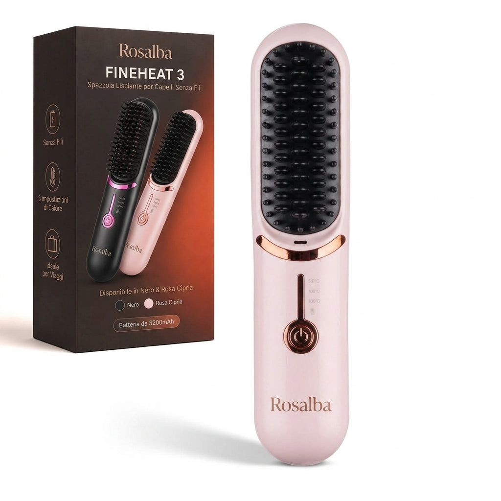 Rosalba FineHeat 3 – Spazzola Termica Senza Filo